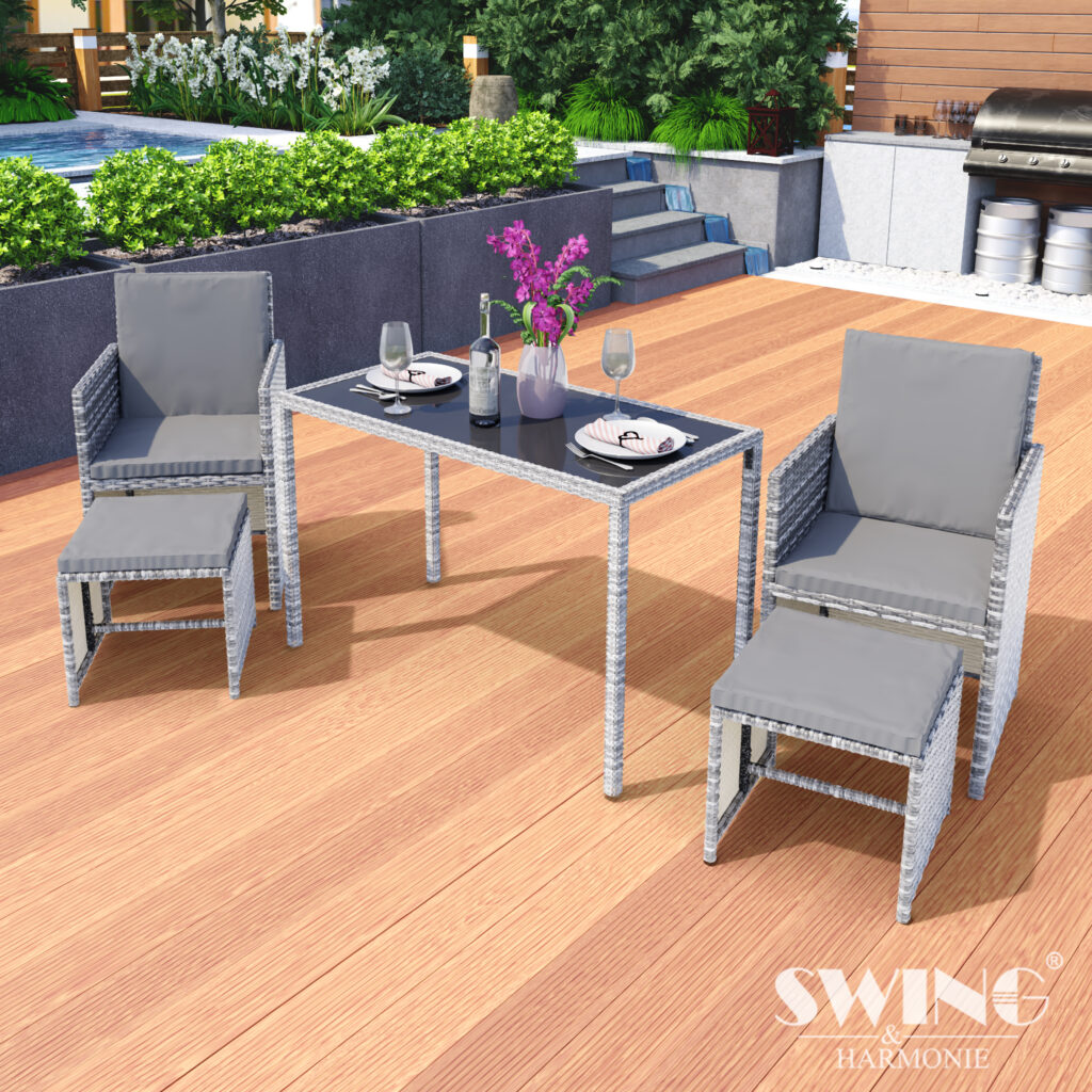 Rattan Sitzgruppe "Vegas" 10 Personen EveMotion GmbH